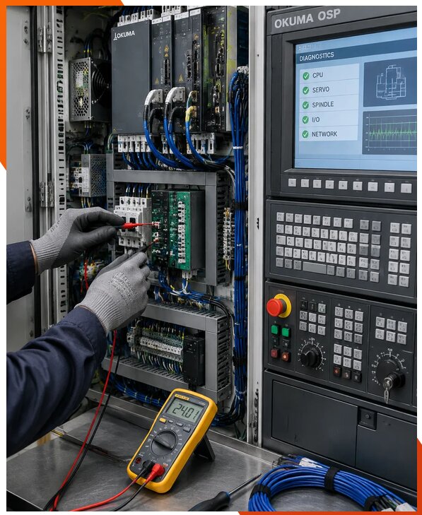 Ремонт систем ЧПУ Okuma OSP в Котласе